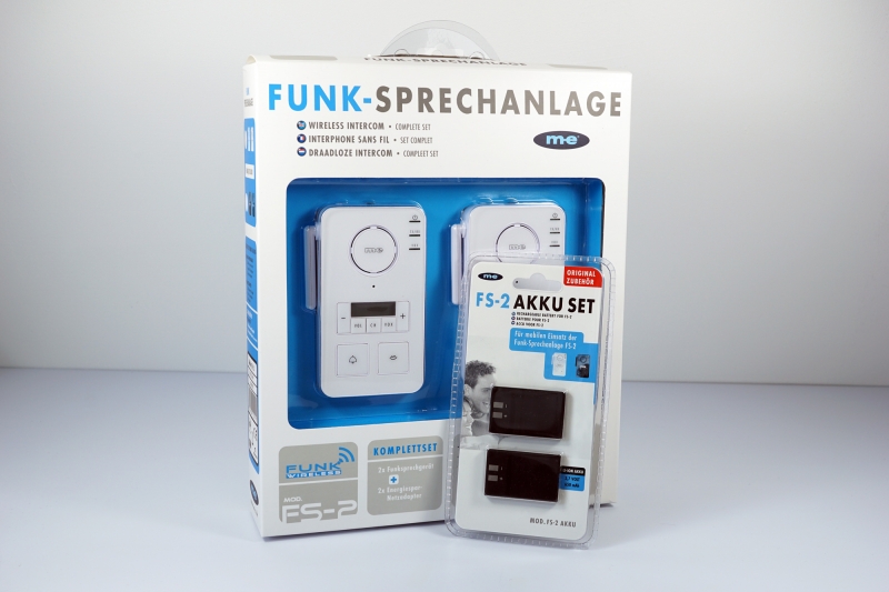 Funk-Wechselsprechanlage FS-2.1 von m-e im Test