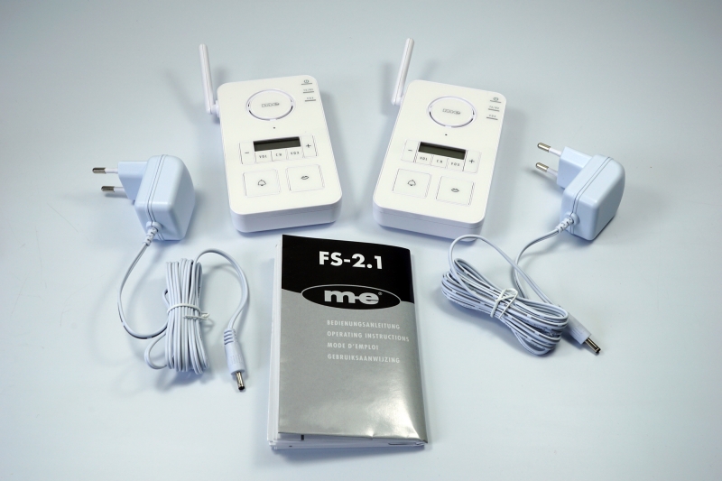 Funk-Wechselsprechanlage FS-2.1 von m-e im Test