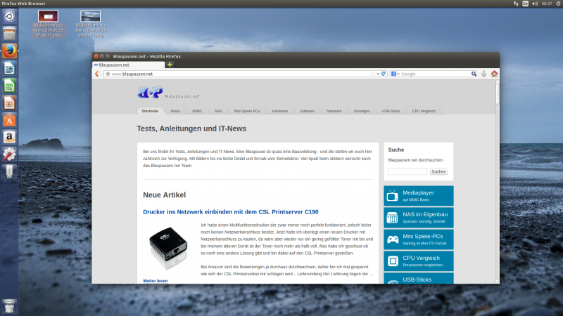 Günstiger Office PC mit SSD und Windows 7 auf Bay-Trail Basis