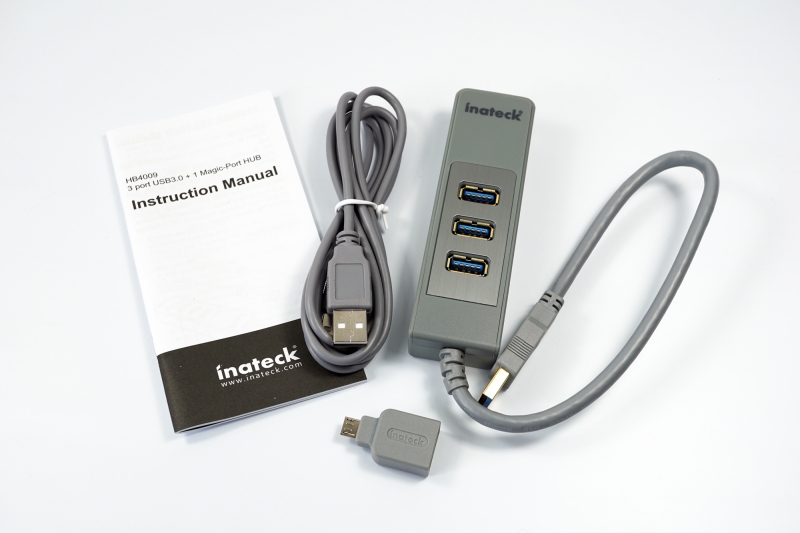 Inateck HB4009 3-Port USB 3.0 Hub mit Magic-Port im Test