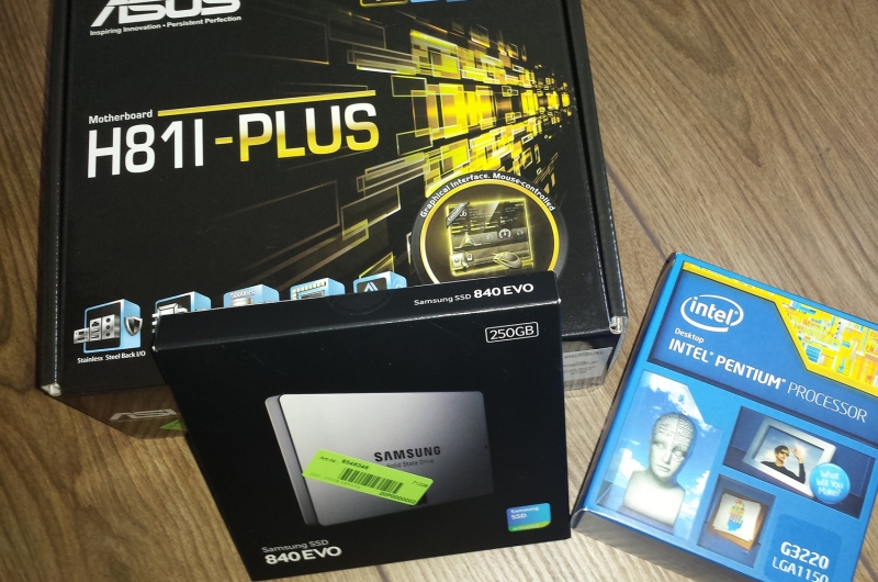 Mini-ITX Office PC mit Pentium G3220 (Haswell) für 500 Euro