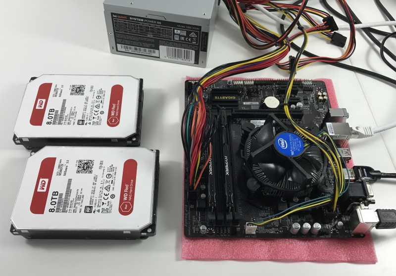 NAS Advanced 3.0 mit Kaby-Lake 4-Thread Pentium, 6x SATA und M.2