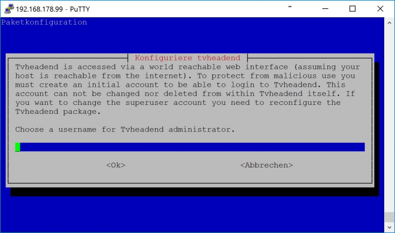 Anleitung - TVHeadend Server unter Openmediavault 3 installieren