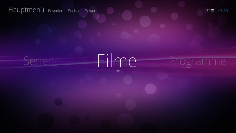 XBMC Skin Bello und Bello Nero mit Farbmods unter OpenElec 4