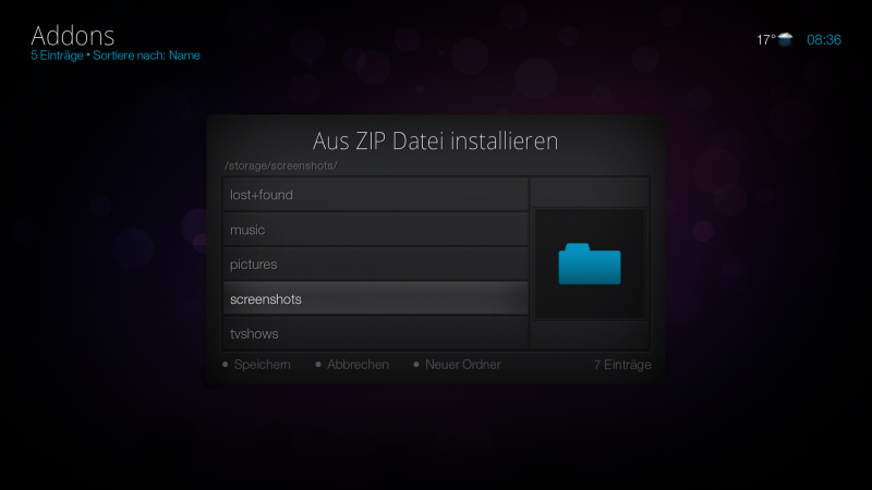 XBMC Skin Bello und Bello Nero mit Farbmods unter OpenElec 4