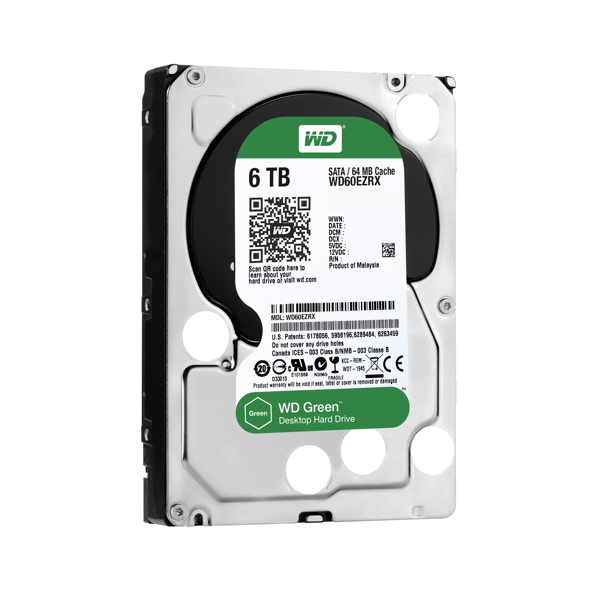 Western Digital erweitert auch seine Green Serie um 5TB und 6TB