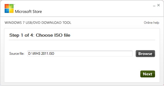 Windows Home Server vom USB Stick installieren