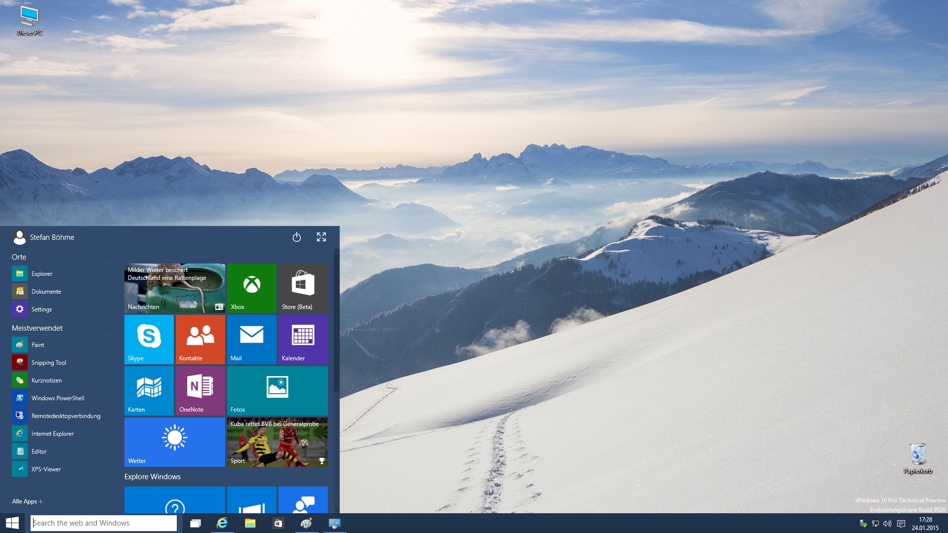 Windows 10 im Test - Lohnt sich das Update von Windows 7/8?