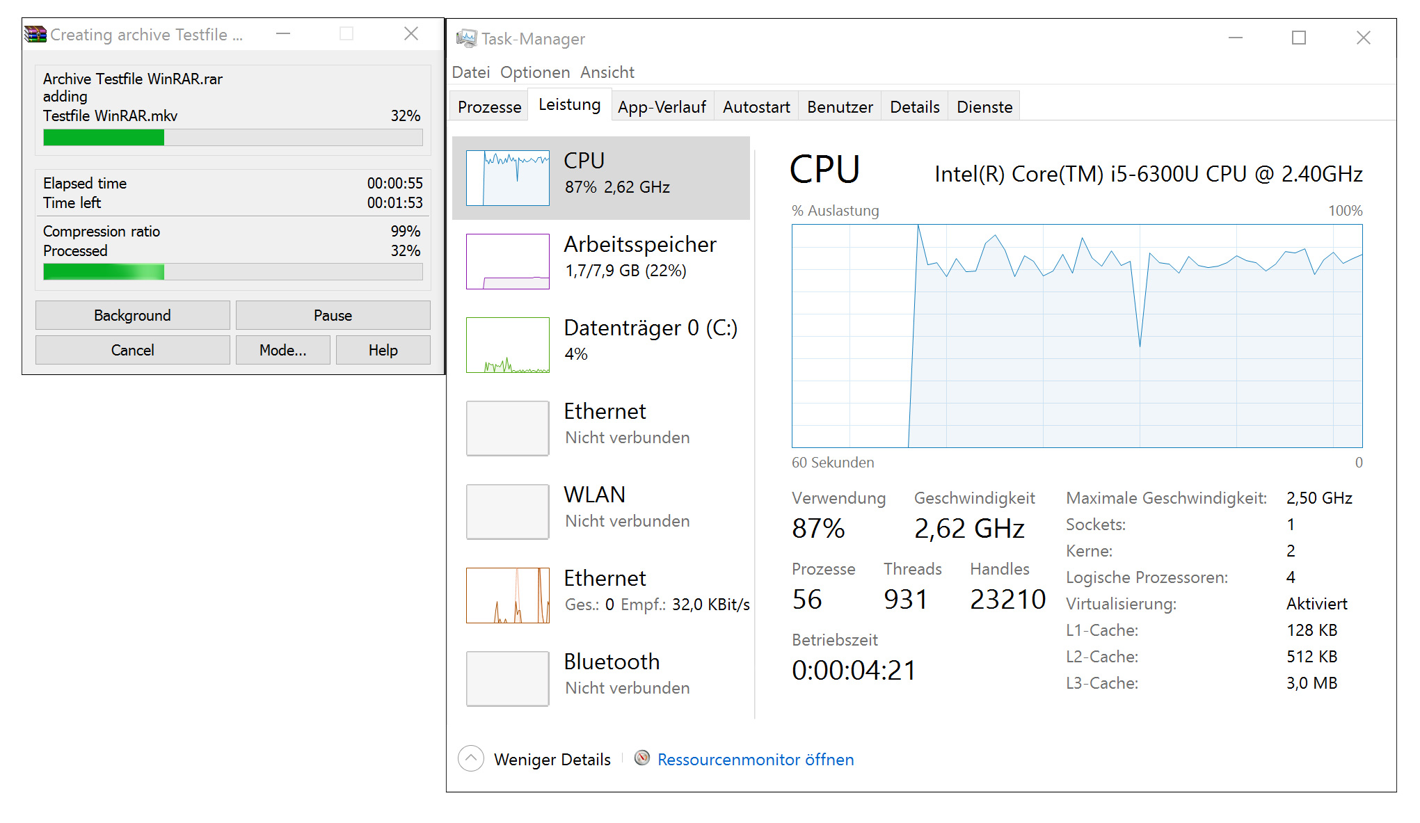 Zotac ZBOX CI545 nano im Test unter Windows 10 und LibreELEC