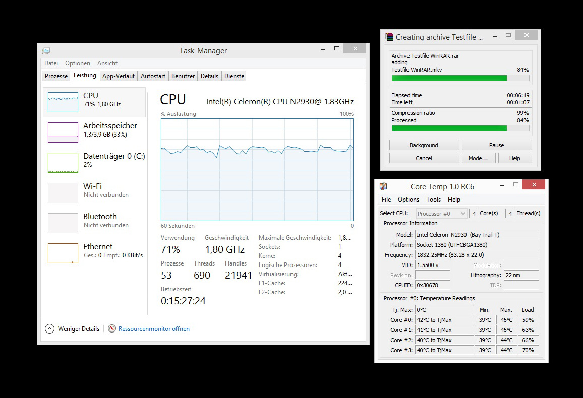 Passive Zotac ZBox nano CI320 im Test mit OpenELEC / Windows 8.1