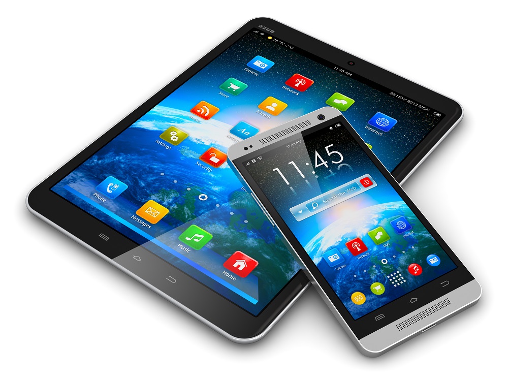 tablet und smartphone
