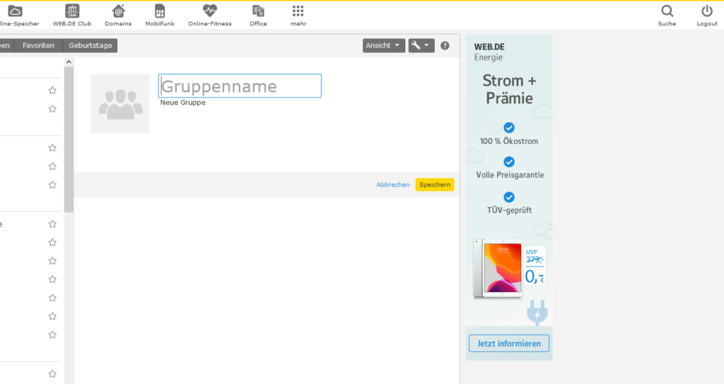 EmailVerteiler erstellen Kostenlos Verteiler einstellen