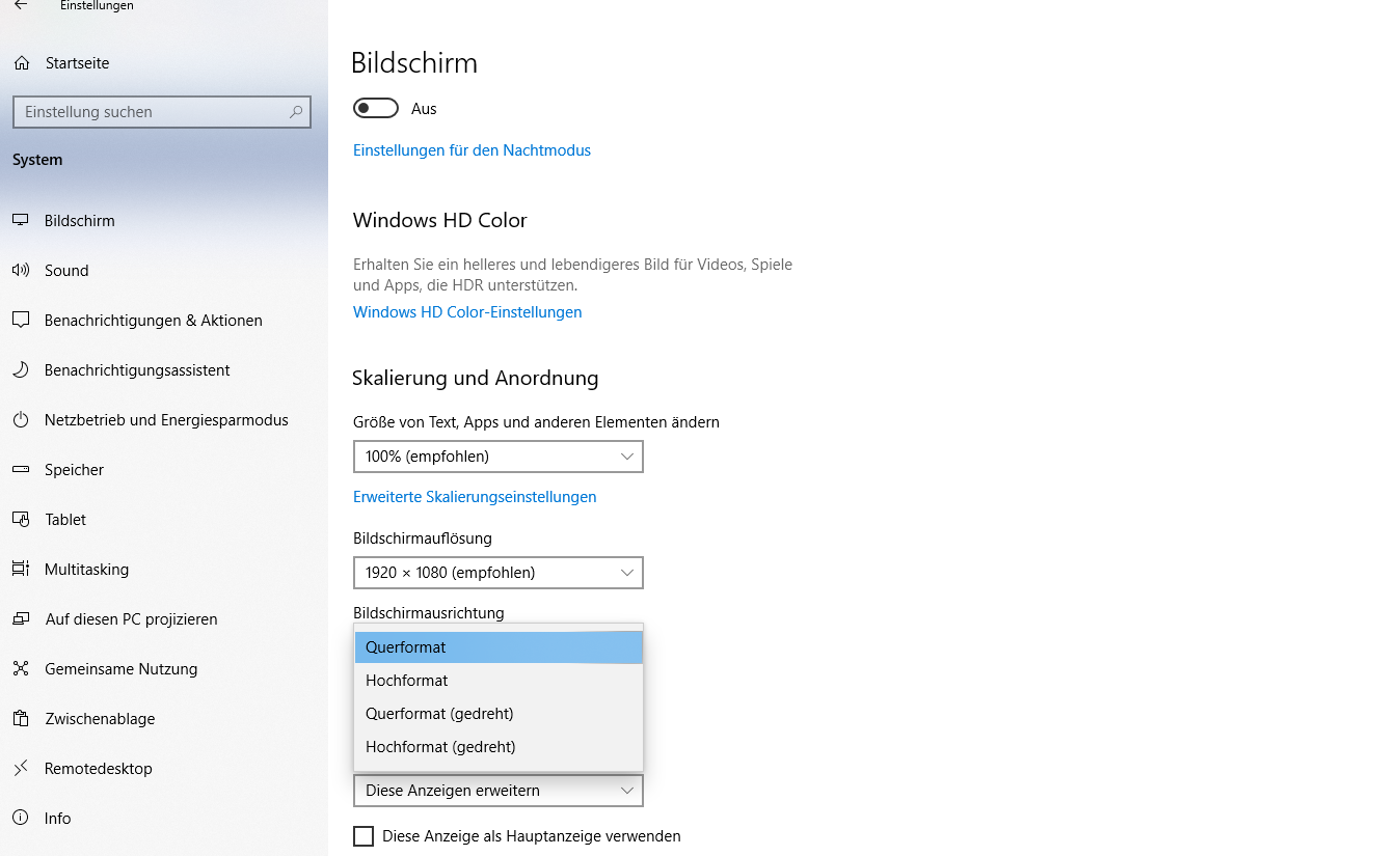 Laptop-Bildschirm drehen: 4 Tastenkombinationen zum Drehen des Bildes 3 laptop-bildschirm-anzeige-drehen