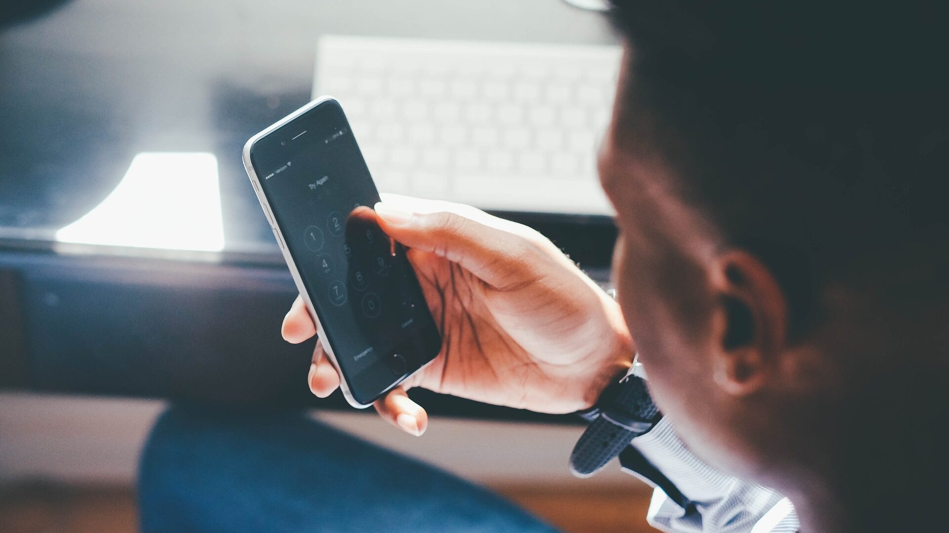 Telefonieren mit Smartphone