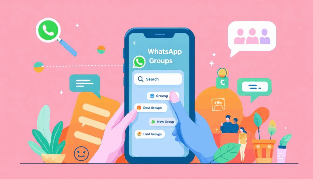 WhatsApp-Gruppen finden