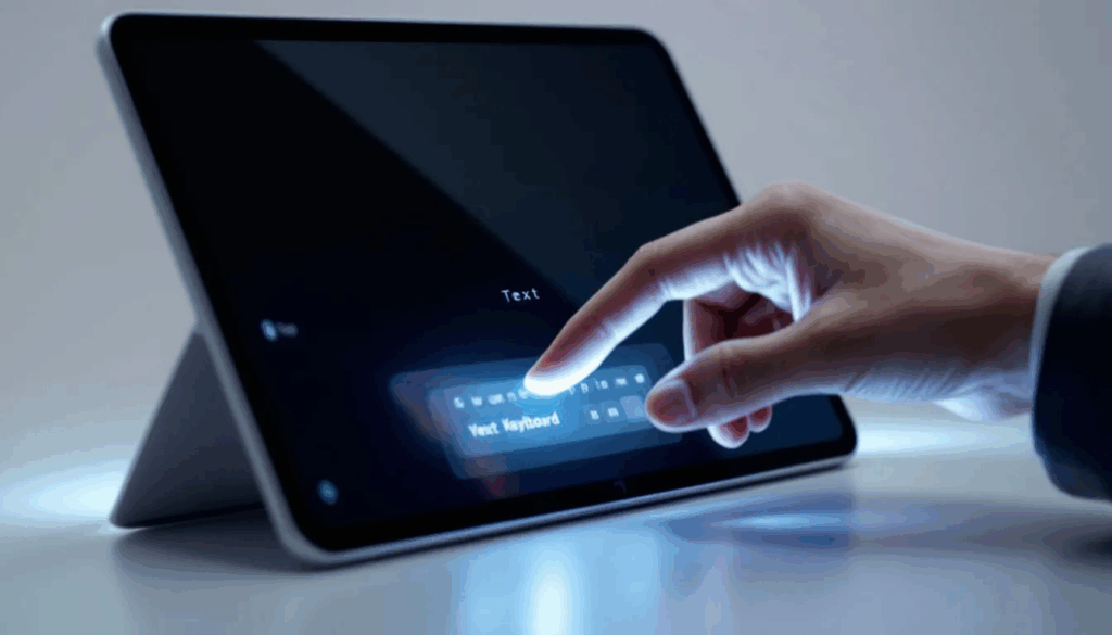 iPad Tastatur vergrößern