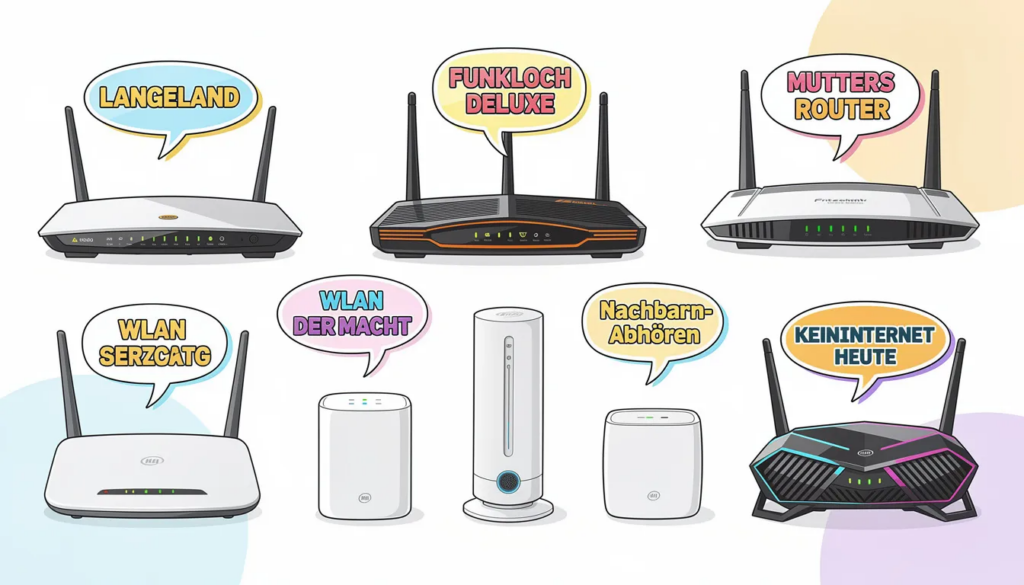 Kategorien lustiger WLAN-Namen