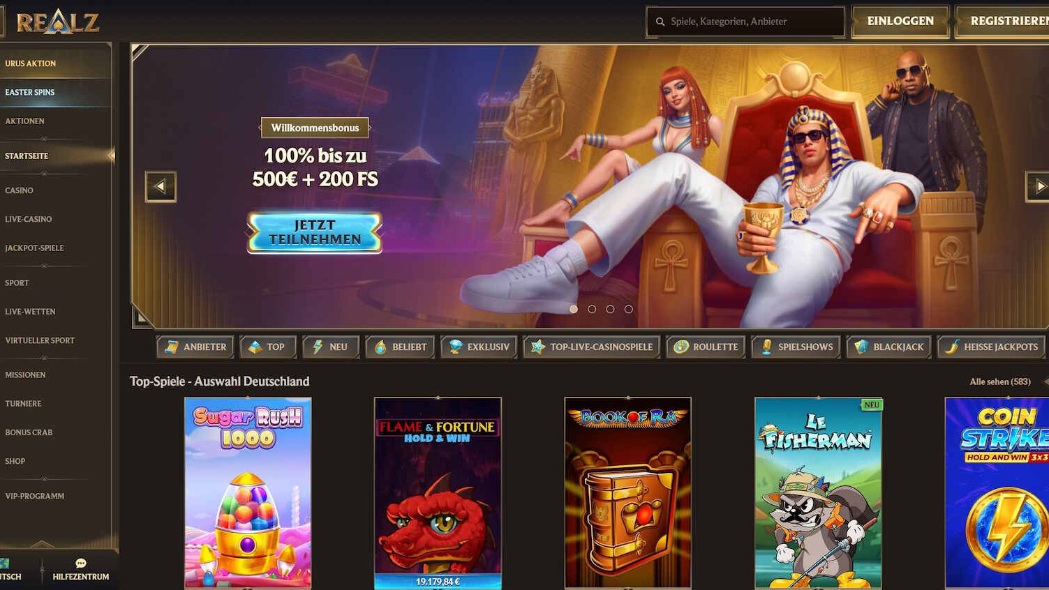 Frauen Online Casinos: 29 Realz Startseite